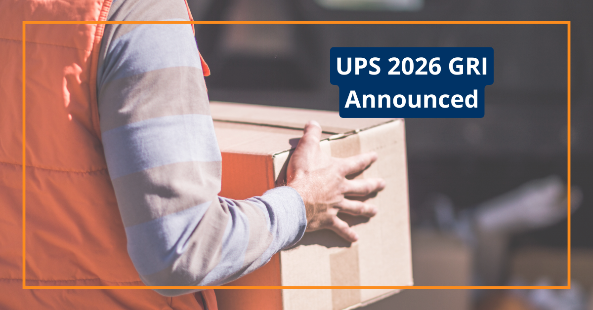 UPS 2026 GRI Announced UPS 2026 GRI Announced 